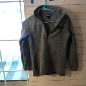 Sweatshirt. Half zip. Runs small